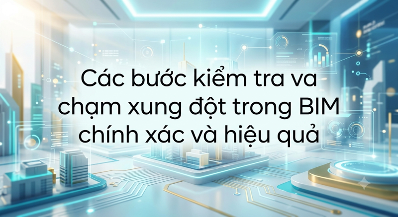 Các bước kiểm tra va chạm xung đột trong BIM chính xác