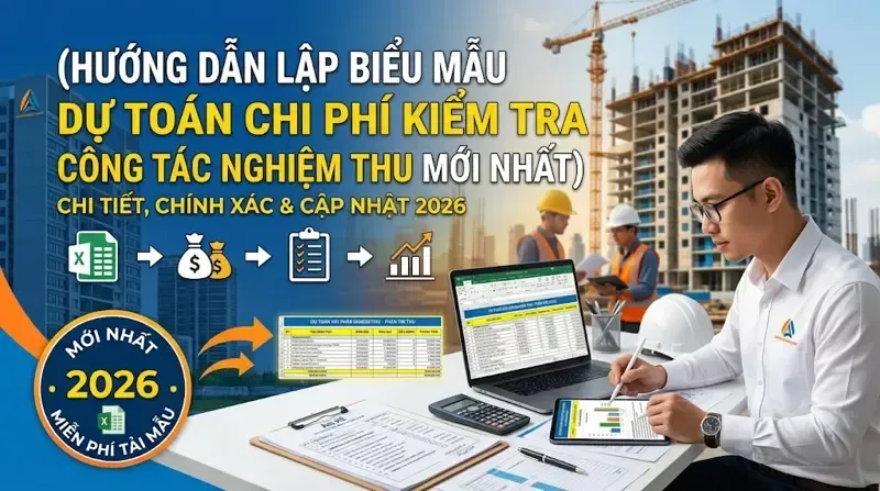 Hướng dẫn lập biểu mẫu dự toán chi phí kiểm tra công tác nghiệm thu mới nhất