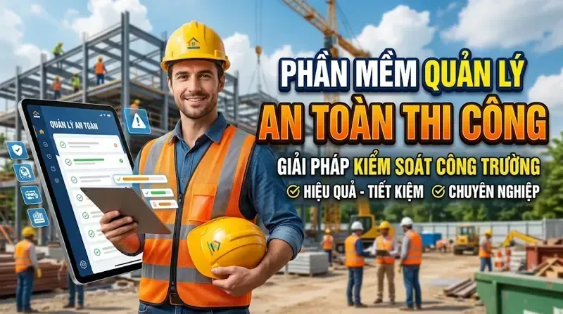 Phần mềm quản lý an toàn thi công: Giải pháp kiểm soát công trường hiệu quả