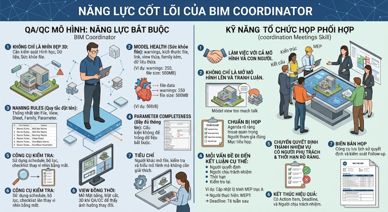 BIM Coordinator phải biết tổ chức họp phối hợp