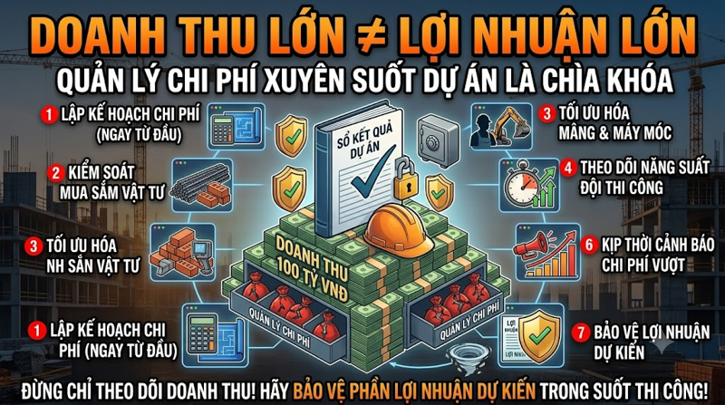 Doanh thu lớn không đồng nghĩa với lợi nhuận lớn
