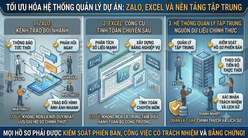 Có cần loại bỏ hoàn toàn Zalo và Excel không?