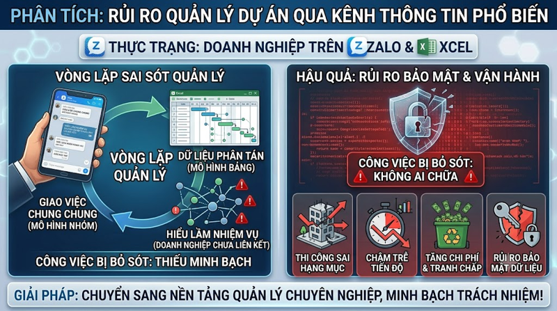 Công việc được giao rất nhiều nhưng trách nhiệm lại không rõ ràng