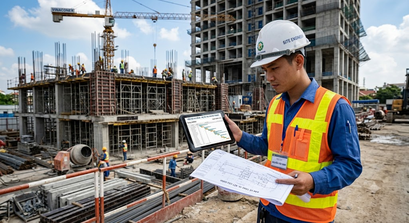 Ứng dụng AI, BIM và phần mềm TBT360 trong quản lý thi công