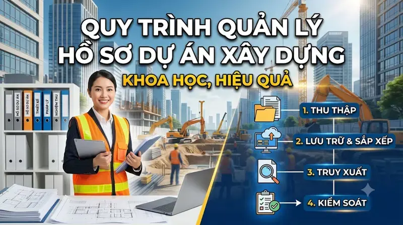 Quy trình quản lý hồ sơ dự án xây dựng khoa học, hiệu quả
