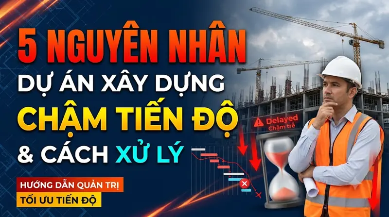 5 nguyên nhân dự án xây dựng chậm tiến độ và cách xử lý