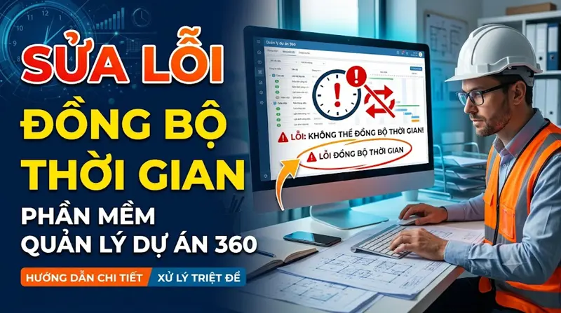 Sửa lỗi đồng bộ thời gian phần mềm Quản lý dự án 360